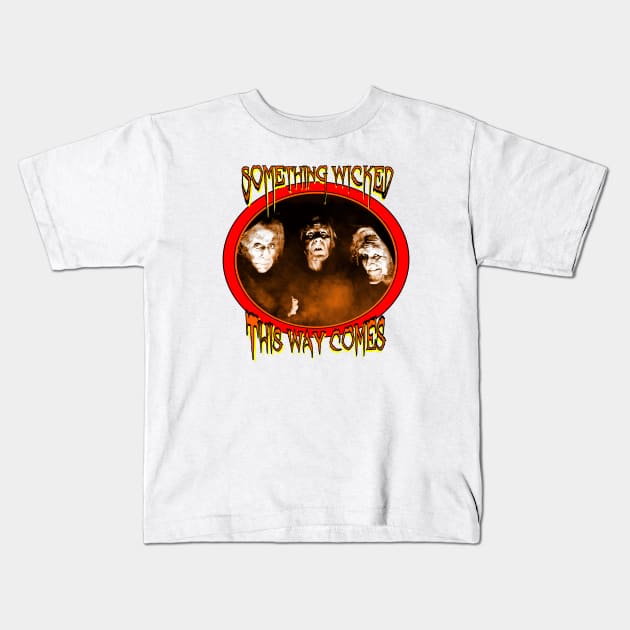 Shakespeare: Something Wicked Kids T-Shirt by Retro-Matic